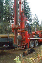 Drilling wells at Cascade Ridge